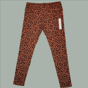 NWT Wild Fable Womens (L) Leopard Print Leggings Brown Cute!